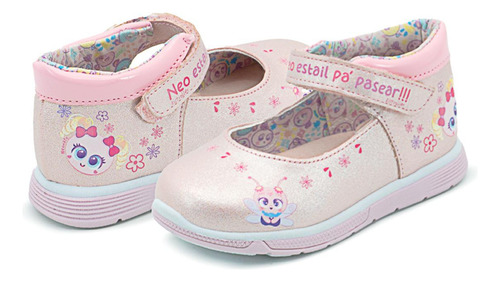 Mercedita Distroller Ajuste Velcro Para Niña Casual 12-17