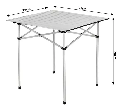 Soplair Mesa FLEX ALU 130 x 70 - Mesa camping plegable – Camping Sport