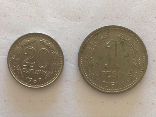 Set Monedas 1957 Argentina