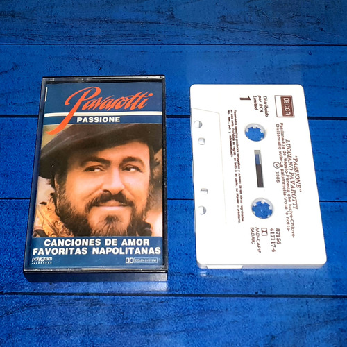 Lucciano Pavarotti Passione Cassette Arg Maceo-disqueria