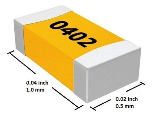 10x Pack Capacitor Smd 0402 - 16v 68nf - Tol 10% - Xr7