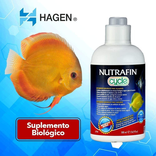 Nutrafin Cycle 250 Ml De Hagen Acondic. Bacterias Benéficas
