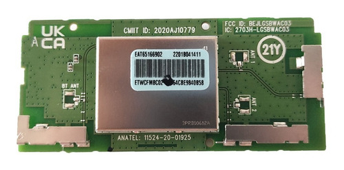 Modulo Wifi Modelo: 75up7750psb N/p: Eat65166902