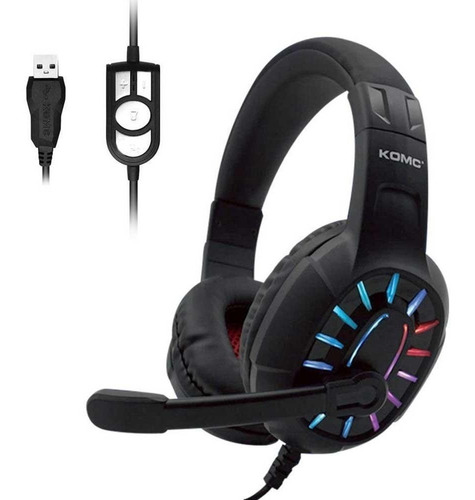 Audífonos Diadema Gamer Usb Komc B21 Diadema Microfono