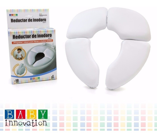 Imagen 7 de 10 de Asiento Inodoro Reductor Plegable Para Bebes Y Niños Comodo