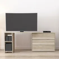 Comprar Mesa Rack Tv Lcd Escritorio Bahiut Giratorio