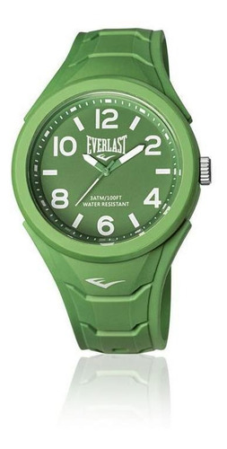 Relógio De Pulso Everlast Unissex Caixa Abs Verde E704