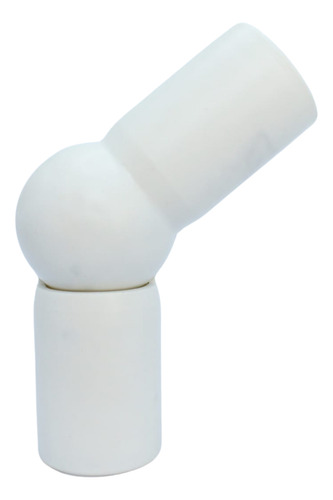 Kit 4 Cotovelos Para Corrimão Escada Regulável 1.1/2 Pol Branco