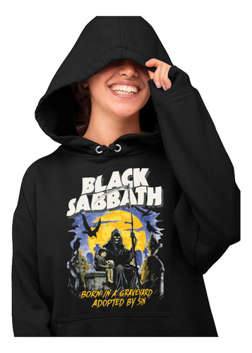 Sudadera Negra Heavy Metal Black Sabbath3