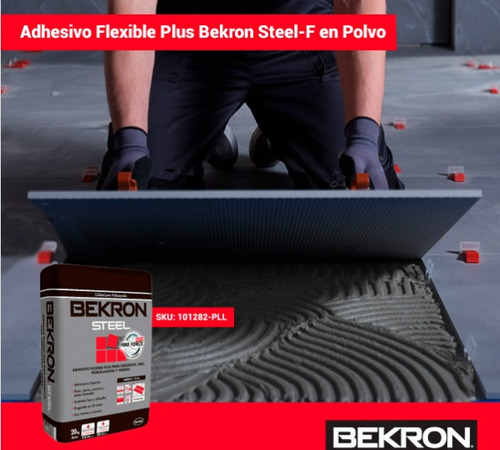 Bekron Bemezcla Steel Adhesivo Flexible 20 kg