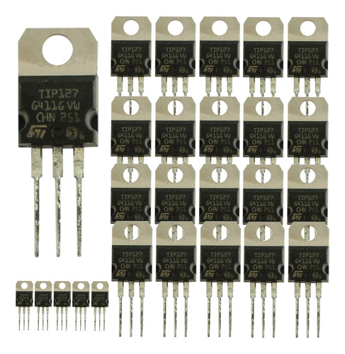 Transistor Tip127 (25 Peças) Tip 127 Novo Pronta Entrega