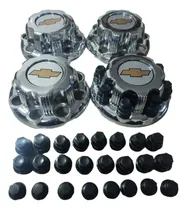 Comprar Juego De 4 Copas De Rin Chevrolet 8 Birlos Con Cubre Birlos