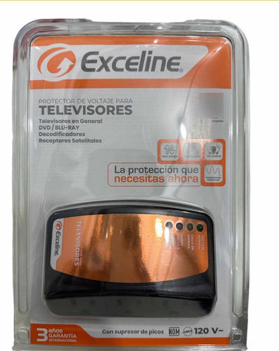 Exceline Protector Para Televisores 3 Tomas