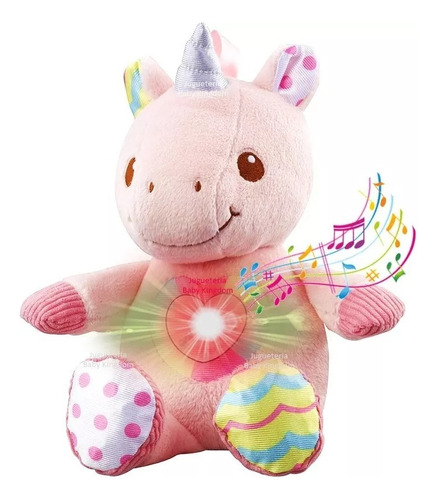 Peluche El Unicornio Cantarin Con Luz Y Sonido Vtech 