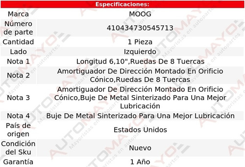 Terminal Exterior Izq Moog Ram 1500 06-08