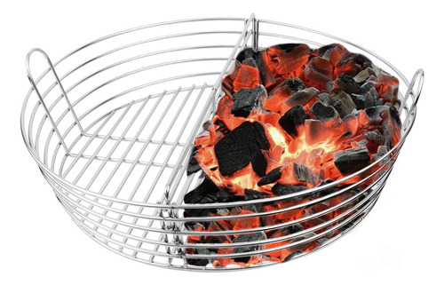 Mydracas Cesta De Fuego De Carbón Con Divisor Accesorios