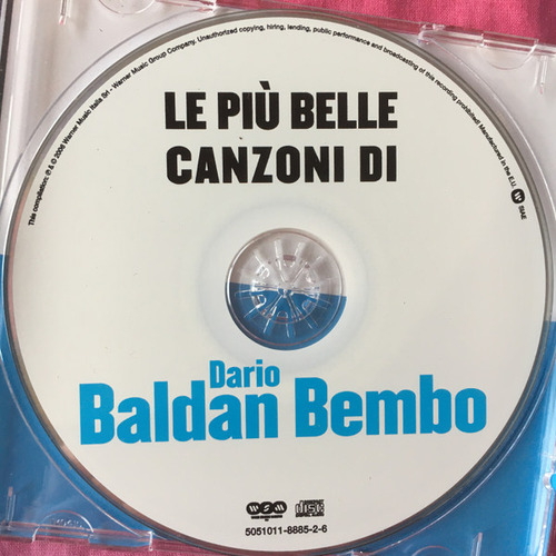 Cd Le Più Belle Canzoni Di (dario Baldan Bembo) Estándar