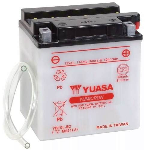 Bateria Motos Yuasa Yb10l-b2 12v 11ah - Sti Motos