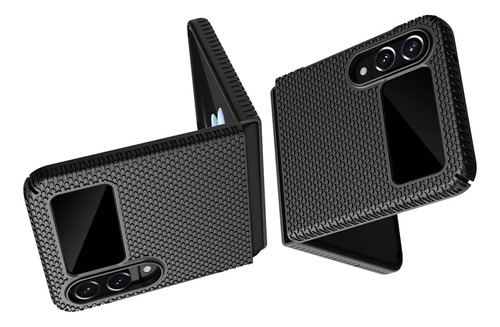 Funda Para Samsung Galaxy Z Flip 4 5g Negra Resistente