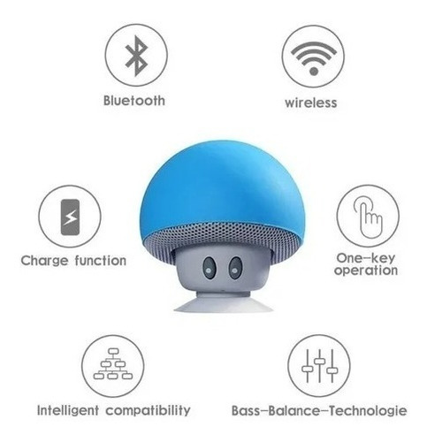 Mini Parlante Portátil Inalámbrico Bluetooth Bocina Altavoz Color Negro