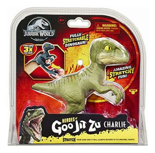 Heroes Of Goo Jit Zu Jurassic World Stretch Heroes Charlie,