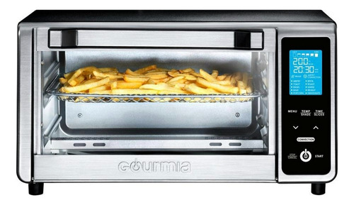Horno Freidora De Airedigital Gourmia Gtf1150 11funciones Gris