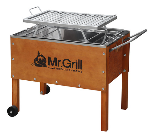 Caja China Mr Grill Mediana Mixta + Parrilla + Tabla