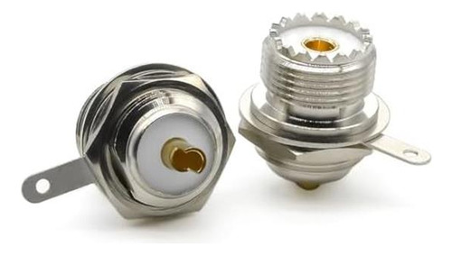 Ahoaepy 2pcs Pl259 So239 Bulquetas Connector, Of Of