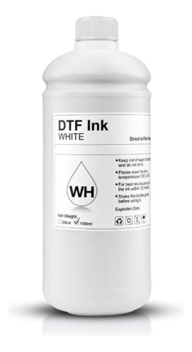 Tinta Dtf Blanca 1 Llitro  Mejor Que Transfer Y Sublimación