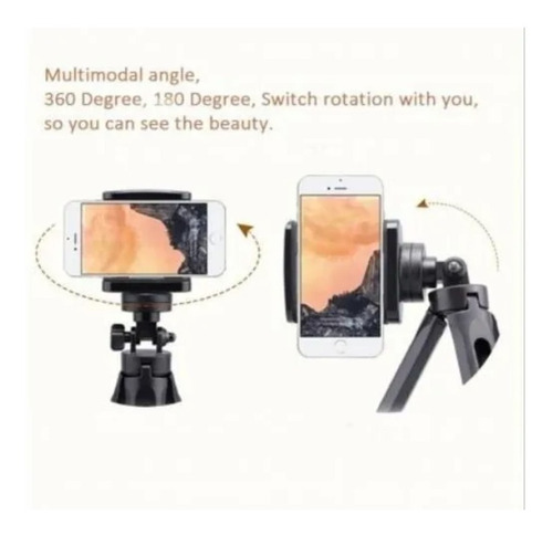 Imagen 3 de 4 de Mini Trípode Retráctil 360° Cámara Y Celular