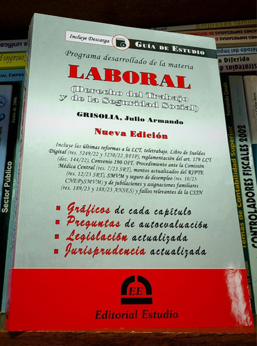 Guía De Estudio Laboral - Julio A. Grisolia Ultima Edicion