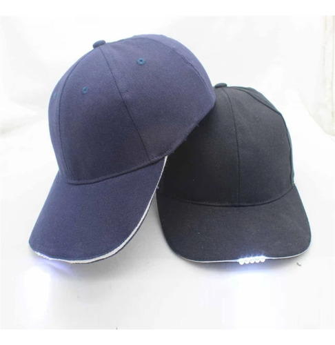 Gorra Con Luz Led Y Batería Incluida 