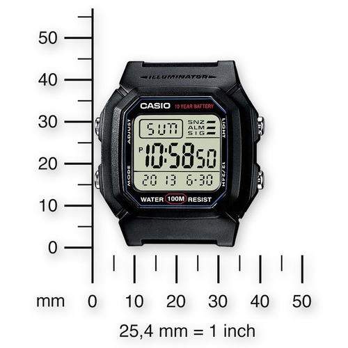 Reloj Casio W800h 2da Zona Horaria Garantía Originalidad