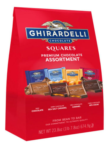 Ghirardelli Premium Chocolate Assortment 674grs (2 Bolsas)