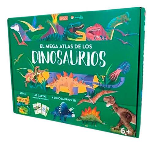 El Mega Atlas De Los Dinosaurios Puzzles - Manolito Books