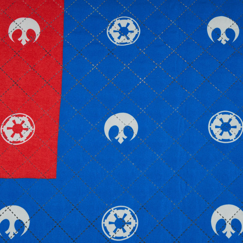 Edrecolcha Matrimonial Star Wars Bloques - Providencia Color Negro