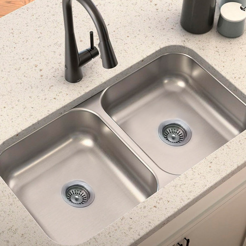 Cuba Dupla Gourmet 76x43 Cm Inox 304 Completa Com Acessórios