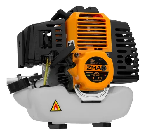 Roçadeira Lateral A Gasolina Zmax Zr52x 52cc 2,1hp 2t Zr5