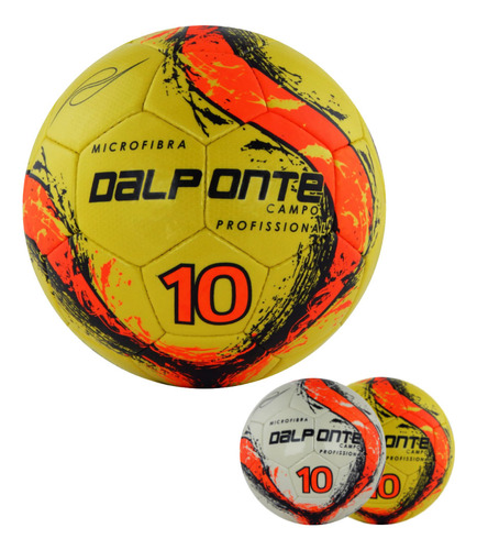 Bola Futebol De Campo Dalponte 10 Original Costurada À Mão
