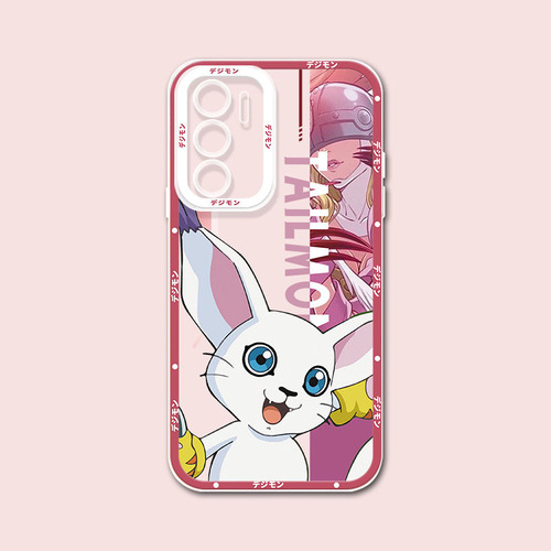 Funda De Teléfono Digital Monster Digimon De Silicona Para I