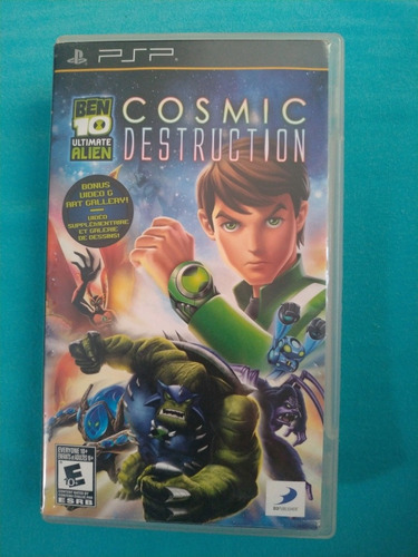 Jogo Psp Umd Ben 10 Cosmic Destruction Impecavel Completo (Usado)