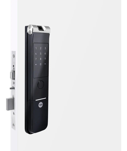 Fechadura Eletronica Digital Biometrica Yale Ymf40a Rl Preto