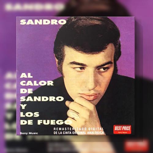 Sandro Al Calor De Sandro Y Los Del Fuego Cd Caja Acrilica