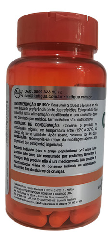 Suplemento Alimentar Cranberry Katiguá Com 60 Cápsulas