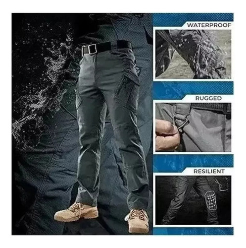 Pantalones Tácticos Impermeables Elásticos Y Ajustados 2025n