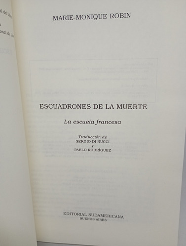 Escuadrones De La Muerte. Robin (1453) (Usado)