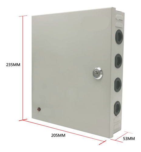 Fuente Centralizada 9 Canales 12v 15a Para Cámaras Cctv