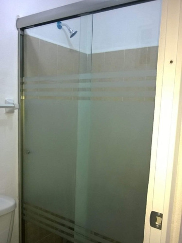 Imagen 8 de 10 de Cancel Baño Cristal Corredizo Vidrio Templado 6mm