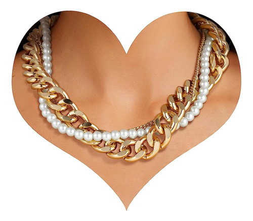 Mjartoria Oro Capa Collares Para Las Mujer B0c7138vv5_140324