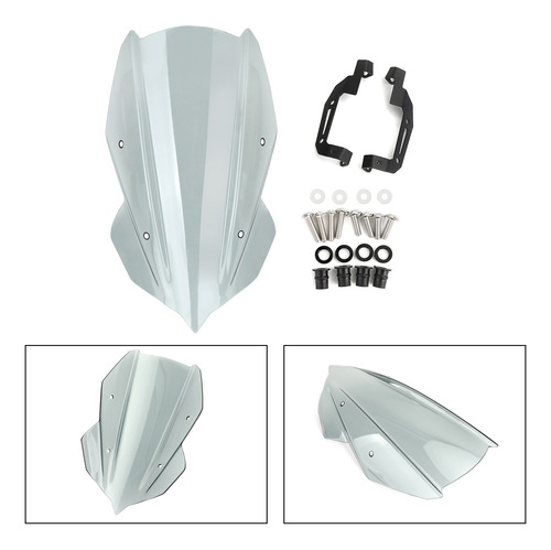 Parabrisa Windshield Para Kawasaki Z400 2019-2020 Gray